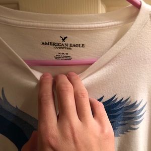 White American eagle tee!
